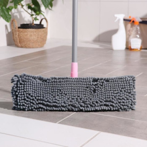 Швабра плоская с телескопической ручкой Raccoon «Букля», 40×14×90(120) см, микрофибра Швабра плоская с телескопической ручкой Raccoon «Букля», 40×14×90(120) см, микрофибра