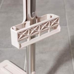 Швабра плоская с вертикальным отжимом Доляна, стальная ручка 125 см, 2 насадки из микрофибры 35×14 см Швабра плоская с вертикальным отжимом Доляна, стальная ручка 125 см, 2 насадки из микрофибры 35×14 см