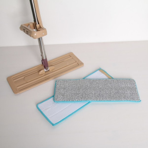 Швабра плоская с вертикальным отжимом Доляна, стальная ручка 125 см, 2 насадки из микрофибры 35×14 см Швабра плоская с вертикальным отжимом Доляна, стальная ручка 125 см, 2 насадки из микрофибры 35×14 см