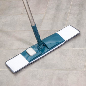 Швабра плоская со стальной телескопической ручкой Raccoon, 41×12×77(130) см, микрофибра Швабра плоская со стальной телескопической ручкой Raccoon, 41×12×77(130) см, микрофибра