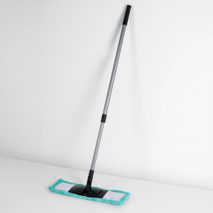 Швабра плоская, телескопическая ручка, микрофибра 40×14×90(120) см, цвет МИКС Швабра плоская, телескопическая ручка, микрофибра 40×14×90(120) см, цвет МИКС