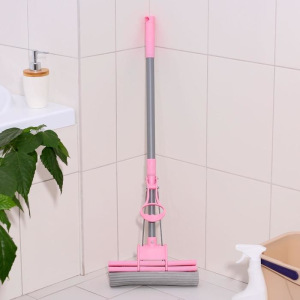 Швабра PVA с телескопической ручкой Raccoon, с двойным роликом, 27×78,2(120) см Швабра PVA с телескопической ручкой Raccoon, с двойным роликом, 27×78,2(120) см