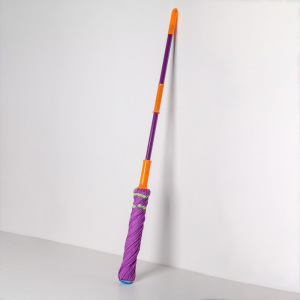 Швабра с отжимом Доляна, металлическая ручка 117 см, насадка из микрофибры 90 гр, цвет МИКС Швабра с отжимом Доляна, металлическая ручка 117 см, насадка из микрофибры 90 гр, цвет МИКС