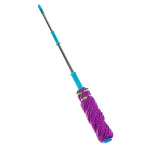 Швабра с отжимом Доляна, стальная ручка 119 см, насадка из микрофибры 80 гр, цвет МИКС Швабра с отжимом Доляна, стальная ручка 119 см, насадка из микрофибры 80 гр, цвет МИКС