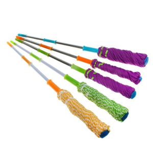 Швабра с отжимом Доляна, стальная ручка 119 см, насадка из микрофибры 80 гр, цвет МИКС Швабра с отжимом Доляна, стальная ручка 119 см, насадка из микрофибры 80 гр, цвет МИКС