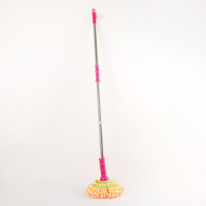 Швабра с отжимом Доляна, стальная ручка 119 см, насадка из микрофибры 80 гр, цвет МИКС Швабра с отжимом Доляна, стальная ручка 119 см, насадка из микрофибры 80 гр, цвет МИКС