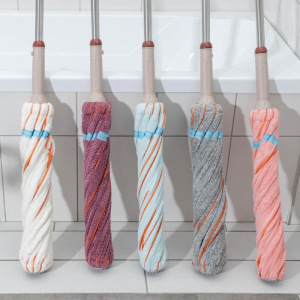 Швабра с отжимом Доляна, стальная ручка 130 см, насадка из микрофибры, наконечник силикон Швабра с отжимом Доляна, стальная ручка 130 см, насадка из микрофибры, наконечник силикон