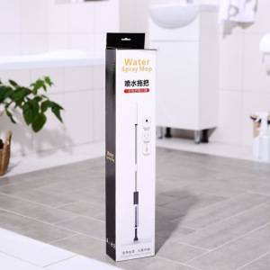 Швабра с распылителем и щёткой, стальной черенок 120 см, микрофибра 41×14 см, цвет голубой Швабра с распылителем и щёткой, стальной черенок 120 см, микрофибра 41×14 см, цвет голубой