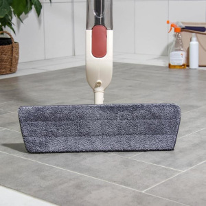 Швабра с распылителем, стальная ручка 125 см, насадка из микрофибры 40×12 см Швабра с распылителем, стальная ручка 125 см, насадка из микрофибры 40×12 см