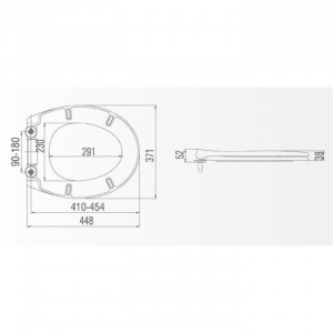 Сиденье для унитаза AM.PM Bliss C557851WH, с микролифтом, быстросъемное, белый глянец Сиденье для унитаза AM.PM Bliss C557851WH, с микролифтом, быстросъемное, белый глянец