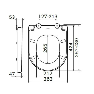 Сиденье для унитаза AM.PM Spirit 2.0 C707852WH, с микролифтом, быстросъемное, белый глянец Сиденье для унитаза AM.PM Spirit 2.0 C707852WH, с микролифтом, быстросъемное, белый глянец