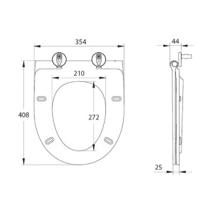 Сиденье для унитаза IDDIS 003DPSEi31, микролифт, легкосъемное, дюропласт, белое Сиденье для унитаза IDDIS 003DPSEi31, микролифт, легкосъемное, дюропласт, белое