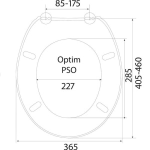 Сиденье для унитаза с крышкой универсальное Berges Optim, с микролифтом, цвет белый Сиденье для унитаза с крышкой универсальное Berges Optim, с микролифтом, цвет белый