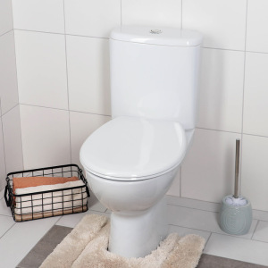 Сиденье для унитаза с крышкой универсальное Berges Optim, с микролифтом, цвет белый Сиденье для унитаза с крышкой универсальное Berges Optim, с микролифтом, цвет белый