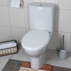 Сиденье для унитаза Виолет «Ротанг», цвет белый Сиденье для унитаза Виолет «Ротанг», цвет белый