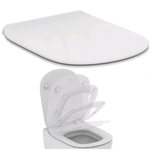 Сиденье и крышка для унитаза Ideal Standard Tesi T352701, тонкое, с микролифтом Сиденье и крышка для унитаза Ideal Standard Tesi T352701, тонкое, с микролифтом