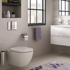 Сиденье и крышка для унитазов Ideal Standard TESI T352901, с функцией плавного закрытия Сиденье и крышка для унитазов Ideal Standard TESI T352901, с функцией плавного закрытия