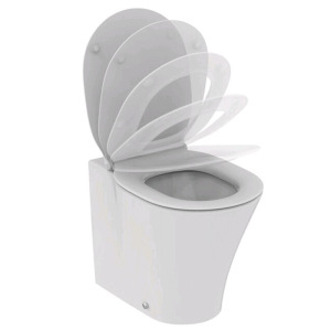 Сиденье и крышка Ideal Standard CONNECT AIR E036601, тонкое, дюропласт, микролифт, съёмное Сиденье и крышка Ideal Standard CONNECT AIR E036601, тонкое, дюропласт, микролифт, съёмное