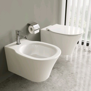 Сиденье и крышка Ideal Standard CONNECT AIR E036601, тонкое, дюропласт, микролифт, съёмное Сиденье и крышка Ideal Standard CONNECT AIR E036601, тонкое, дюропласт, микролифт, съёмное