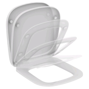 Сиденье и крышка Ideal Standard ESEDRA T318301, дюропласт, с функцией плавного закрытия Сиденье и крышка Ideal Standard ESEDRA T318301, дюропласт, с функцией плавного закрытия