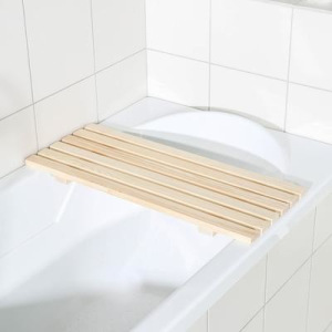 Сиденье в ванну, 68×27×3,5 см, цвет бежевый Сиденье в ванну, 68×27×3,5 см, цвет бежевый