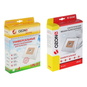 Синтетический пылесборник Ozone micron UN-01 универсальный, 4 шт Синтетический пылесборник Ozone micron UN-01 универсальный, 4 шт