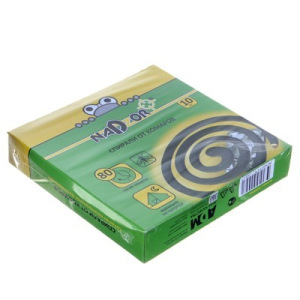 Спирали от комаров "Nadzor", черные, 10 шт Спирали от комаров "Nadzor", черные, 10 шт