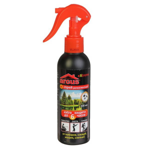 Спрей репеллентный от комаров ARGUS EXTREME, с распылителем, 200 мл Спрей репеллентный от комаров ARGUS EXTREME, с распылителем, 200 мл