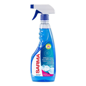 Средство чистящее «Sarma», для поверхностей ванной, спрей, 500 мл Средство чистящее «Sarma», для поверхностей ванной, спрей, 500 мл