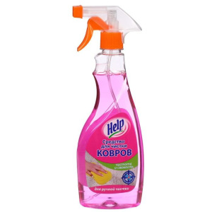 Средство для чистки ковров Help, с распылителем, 500 г Средство для чистки ковров Help, с распылителем, 500 г
