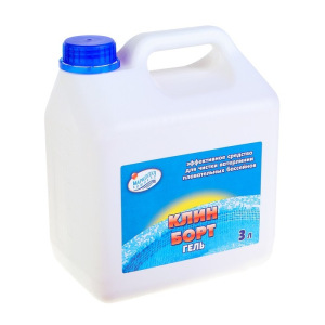Средство для чистки ватерлинии "Клин Борт", гель, 3 л Средство для чистки ватерлинии "Клин Борт", гель, 3 л