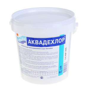 Средство для дехлорирования воды "Аквадехлор", ведро, 1 кг Средство для дехлорирования воды "Аквадехлор", ведро, 1 кг