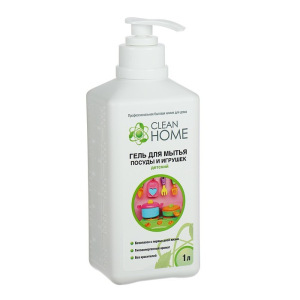 Средство для мытья детской посуды и игрушек Clean Home, 1л Средство для мытья детской посуды и игрушек Clean Home, 1л