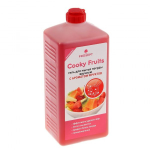 Средство для мытья посуды Cooky Fruits, фрукты, концентрат, 1л Средство для мытья посуды Cooky Fruits, фрукты, концентрат, 1л
