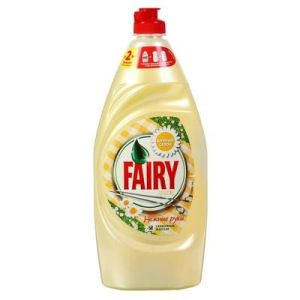 Средство для мытья посуды Fairy "Нежные руки" - "Ромашка и витамин Е", 900 мл Средство для мытья посуды Fairy "Нежные руки" - "Ромашка и витамин Е", 900 мл