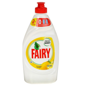 Средство для мытья посуды FAIRY "Сочный лимон", 450 мл Средство для мытья посуды FAIRY "Сочный лимон", 450 мл