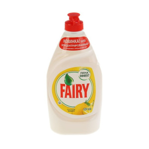 Средство для мытья посуды FAIRY "Сочный лимон", 450 мл Средство для мытья посуды FAIRY "Сочный лимон", 450 мл