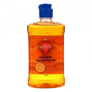 Средство для мытья посуды Luxus «Чистая посуда», концентрат, апельсин, 600 мл Средство для мытья посуды Luxus «Чистая посуда», концентрат, апельсин, 600 мл