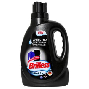 Средство для стирки Brilless Black для чёрных тканей, 1 л Средство для стирки Brilless Black для чёрных тканей, 1 л