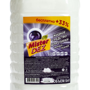 Средство для стирки черных тканей Mister Dez Eco-Cleaning Professional, 5 л Средство для стирки черных тканей Mister Dez Eco-Cleaning Professional, 5 л