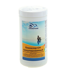Средство для ударного хлорирования воды Кемохлор СН гранулированный 1 кг Средство для ударного хлорирования воды Кемохлор СН гранулированный 1 кг