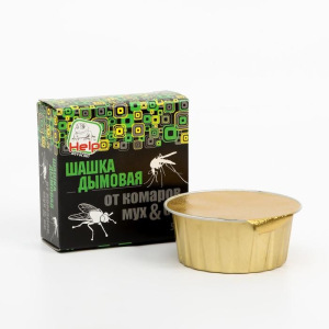 Средство инсектицидное дымовая шашка "Help", от комаров, мух, ос, 50г Средство инсектицидное дымовая шашка "Help", от комаров, мух, ос, 50г