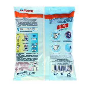 Средство моющее синтетическое порошкообразное "Аист"-White, 100 гр Средство моющее синтетическое порошкообразное "Аист"-White, 100 гр