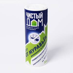Средство от муравьев Чистый Дом Дуст, туба, 350 г Средство от муравьев Чистый Дом Дуст, туба, 350 г