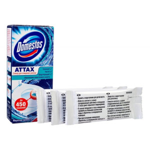 Стикер для очищения унитаза Domestos Attax «Морская свежесть», 3 шт. по 10 г Стикер для очищения унитаза Domestos Attax «Морская свежесть», 3 шт. по 10 г