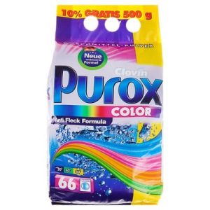 Стиральный порошок для стирки цветного белья Purox Color 5,5 кг Стиральный порошок для стирки цветного белья Purox Color 5,5 кг