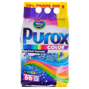 Стиральный порошок для стирки цветного белья Purox Color 5,5 кг Стиральный порошок для стирки цветного белья Purox Color 5,5 кг