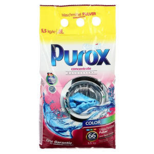 Стиральный порошок для стирки цветного белья Purox Color 5,5 кг Стиральный порошок для стирки цветного белья Purox Color 5,5 кг