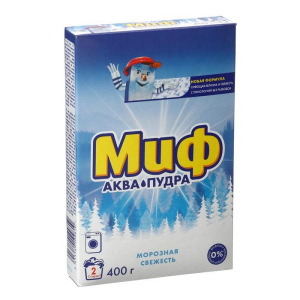 Стиральный порошок Миф, автомат, морозная свежесть, 400 г Стиральный порошок Миф, автомат, морозная свежесть, 400 г
