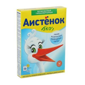 Стиральный порошок "Аистёнок" "Новый" для детского белья, 400 г Стиральный порошок "Аистёнок" "Новый" для детского белья, 400 г